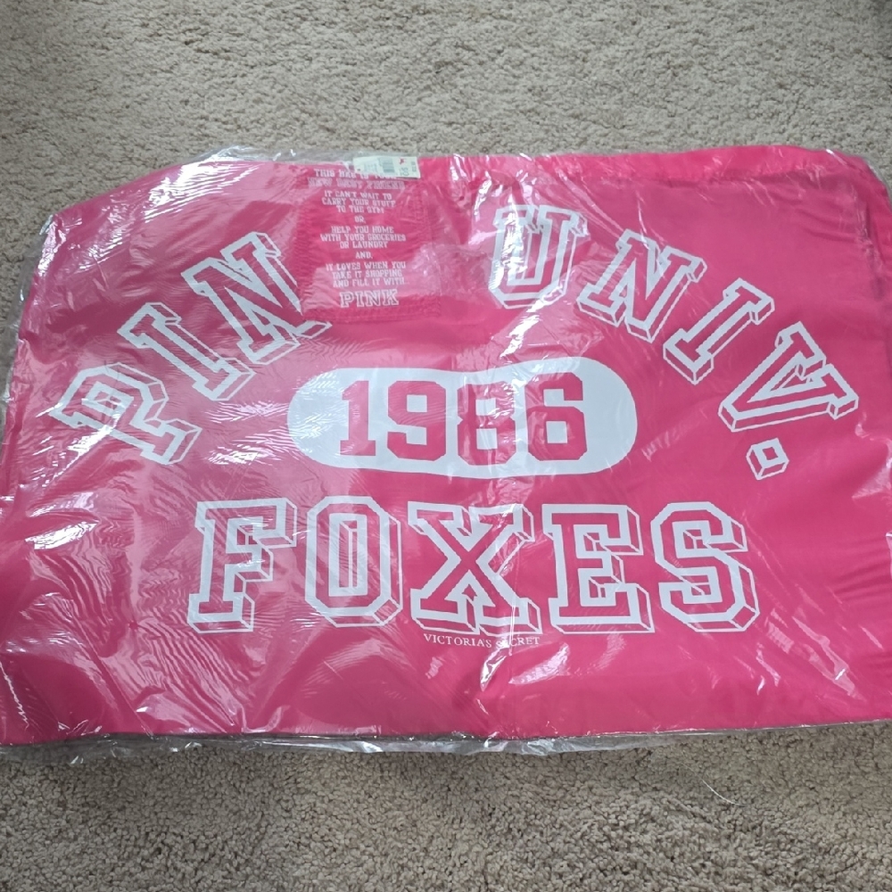 New In Plastic Victoria Secret Pink Tote Bag
